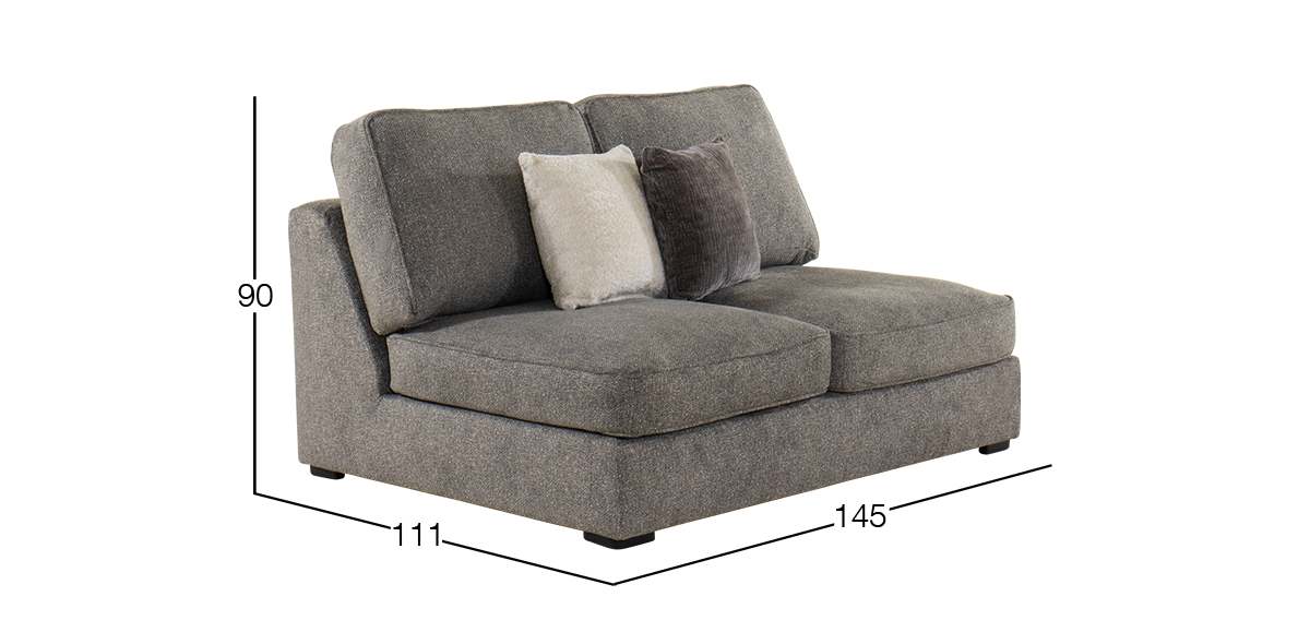 Sofá 2 Plazas Bogart Café