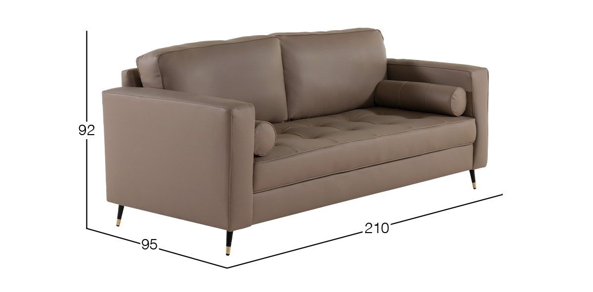 Sofá de Piel Haven Café