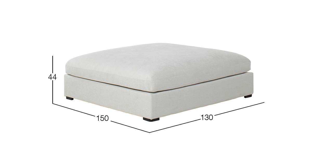 Ottoman Alexander Fancy Ivory