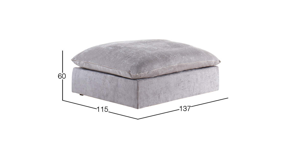 Ottoman Kitson Gris