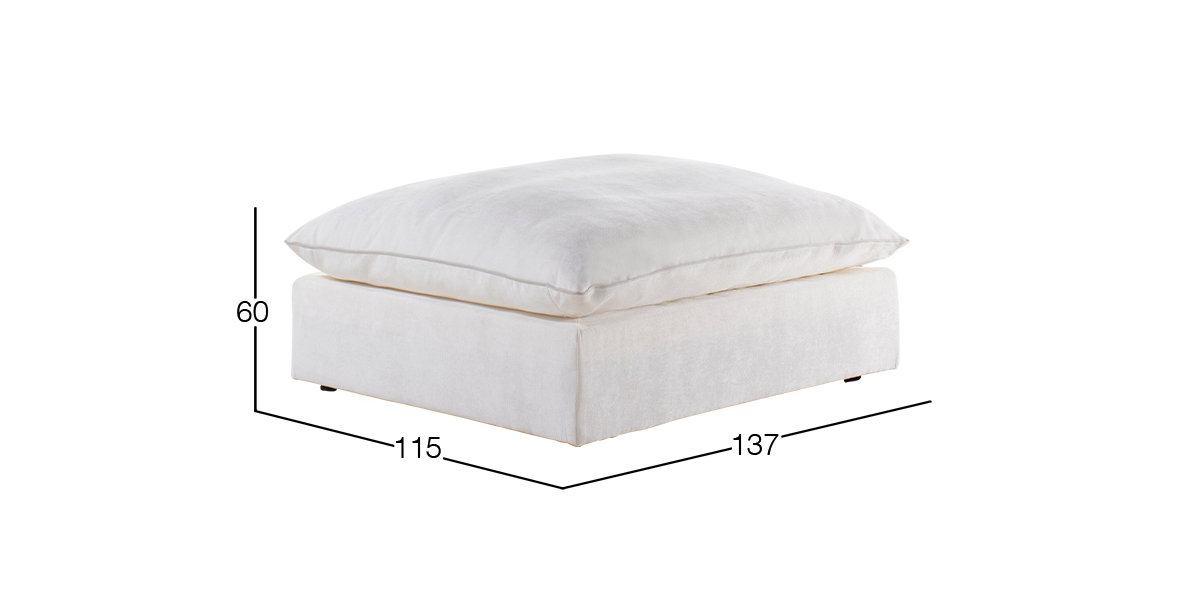 Ottoman Kitson Beige