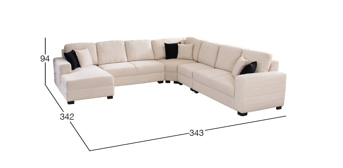 Sala Modular Izquierda Terra Beige