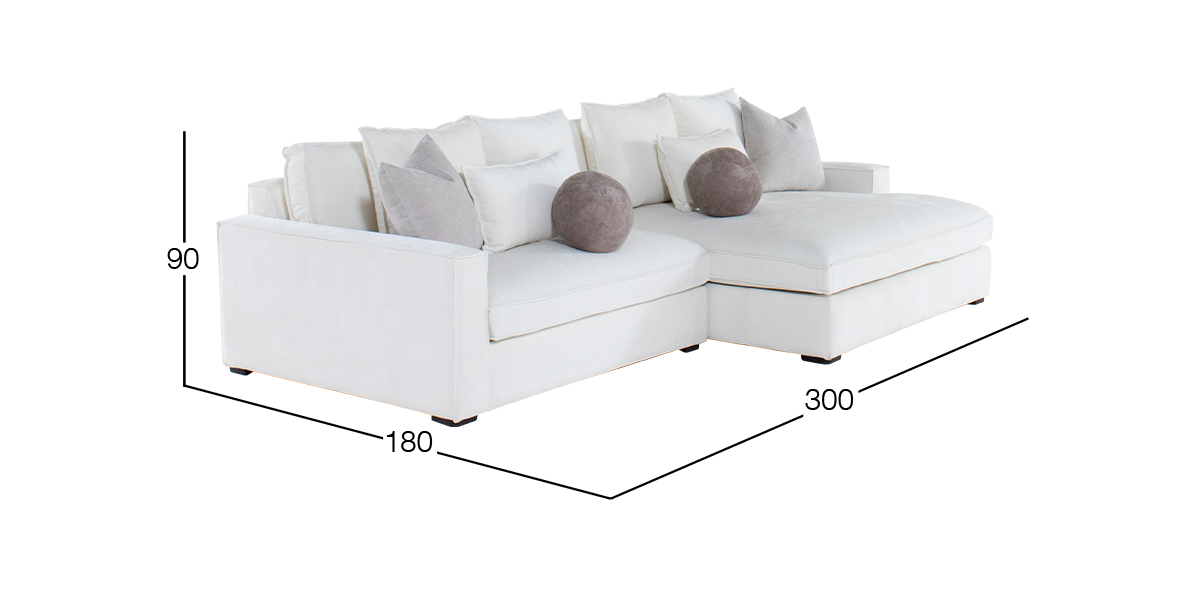 Sala en L Derecha Tramontana Blanca