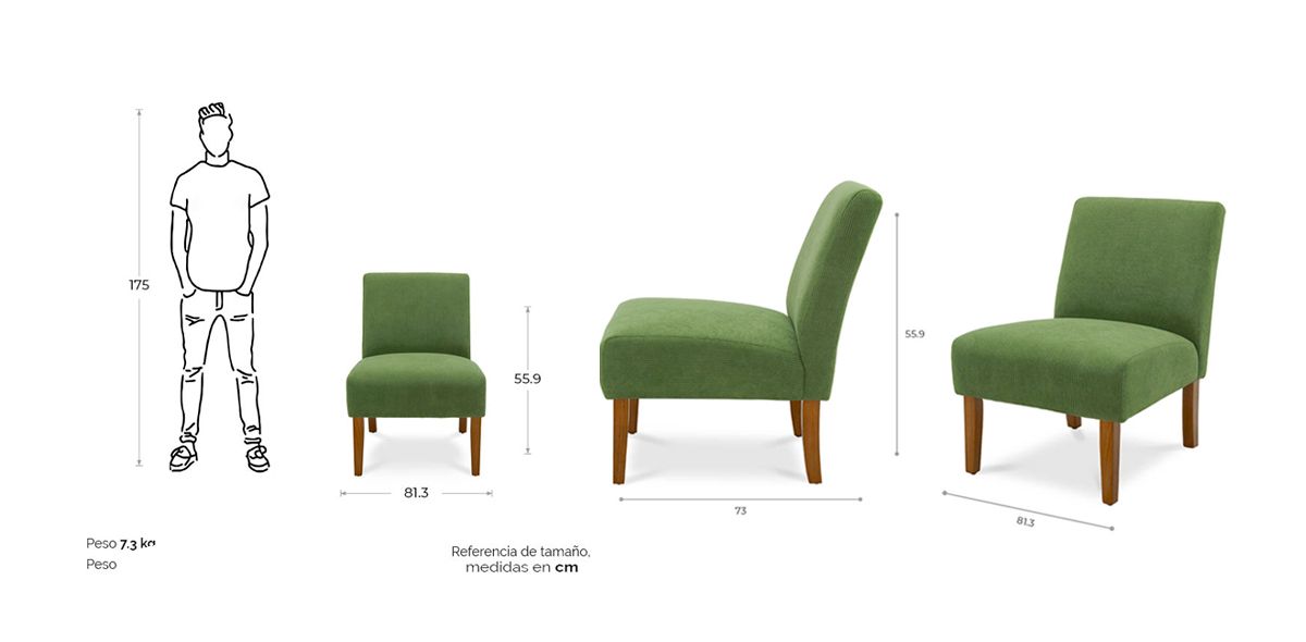 Sillón Sesenta Verde