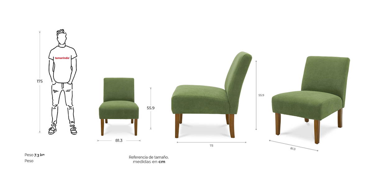 Sillón Sesenta Verde