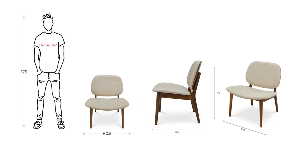 Sillón Cuarenta y Nueve Beige