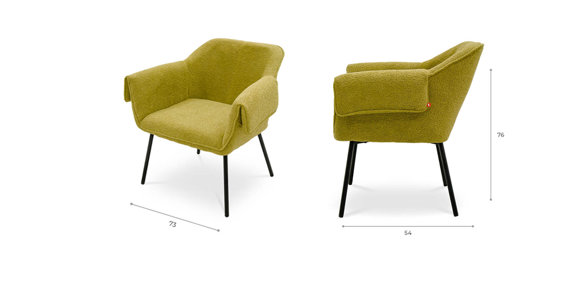 Sillón Cincuenta y Tres Amarillo