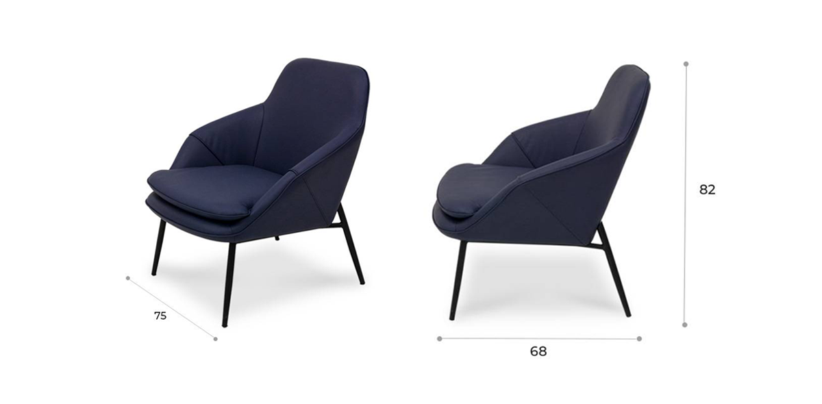 Sillón Treinta Y Siete Azul